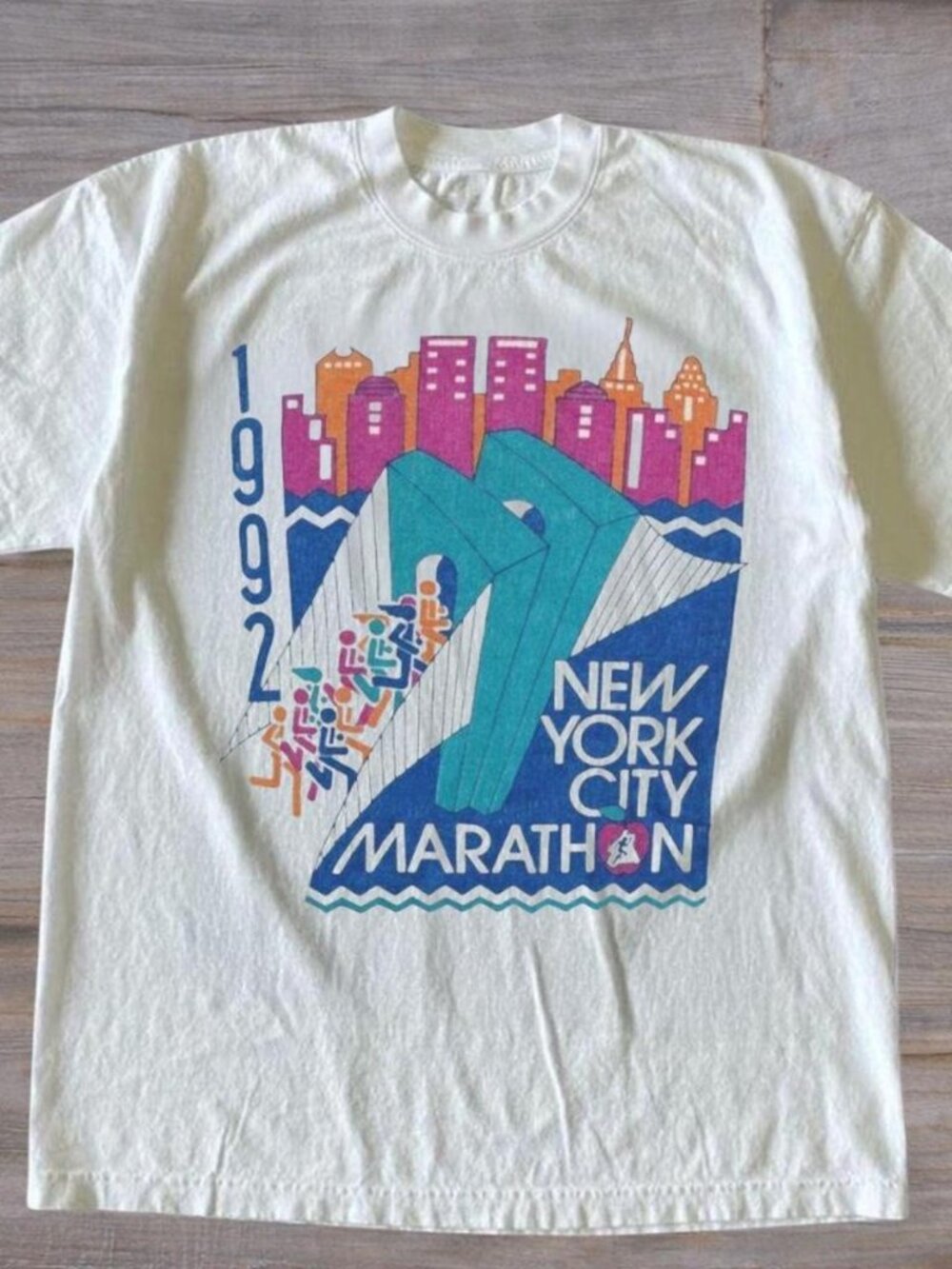 NYC Marathon T-shirt White